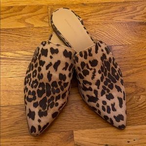 Banana Republic Mule Cheetah Print Shoes